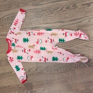12 months Christmas onesie